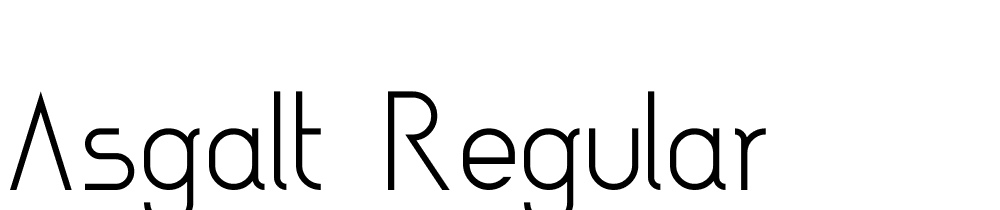 Asgalt-Regular font family download free