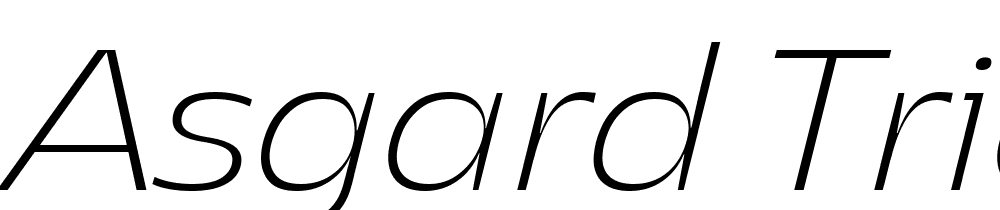 Asgard-Trial-Fit-Xlight-Italic font family download free