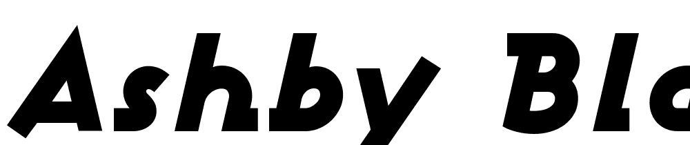 Ashby Black font family download free