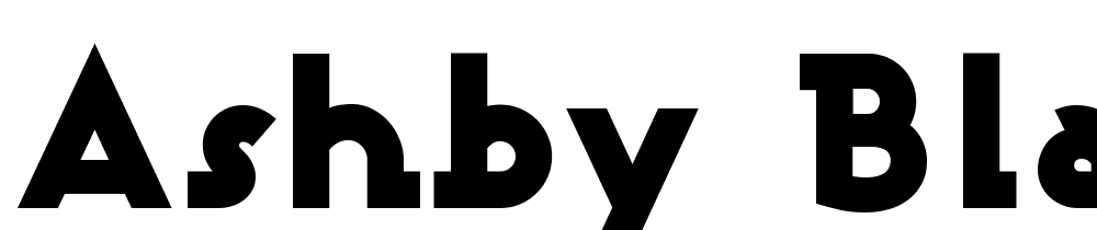 Ashby-Black font family download free