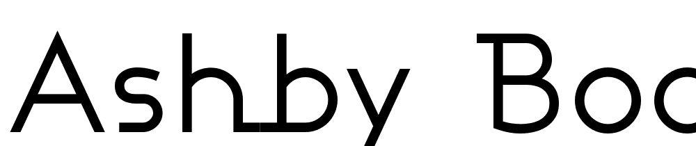 Ashby-Book font family download free