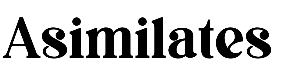 asimilates font family download free