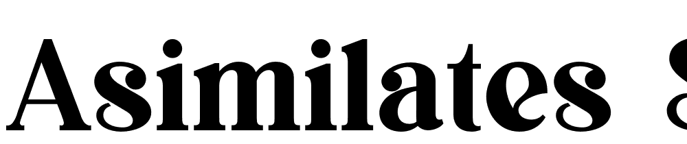 asimilates-SemiBold font family download free