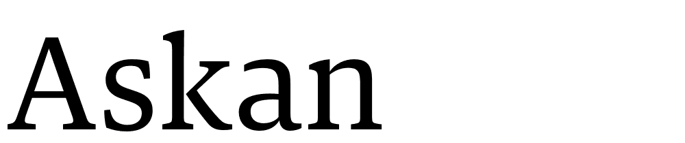 Askan font family download free