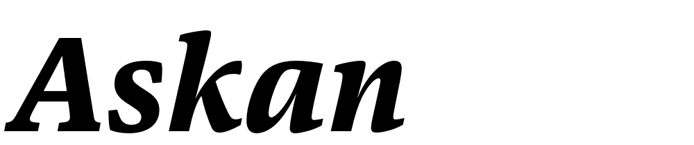 Askan font family download free