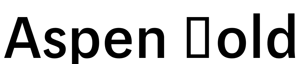 Aspen-Bold font family download free