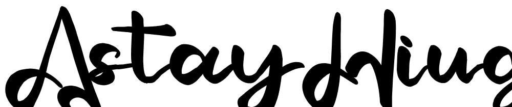 astay-hiuga font family download free