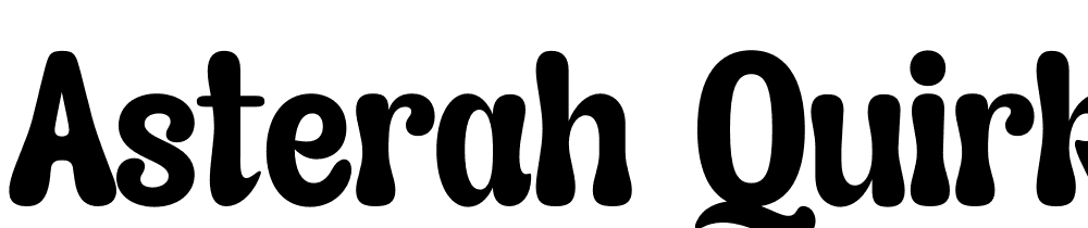 Asterah Quirkyn font family download free