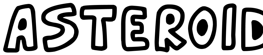 Asteroid-7337 font family download free