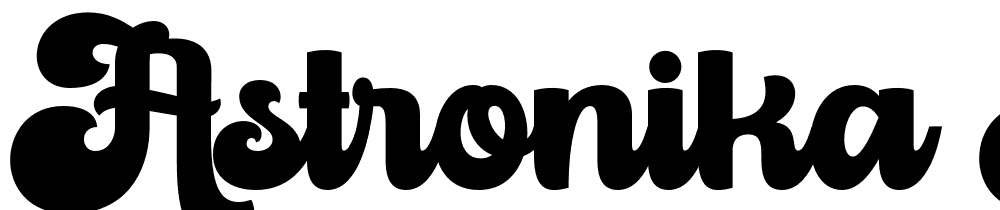 Astronika-Regular font family download free