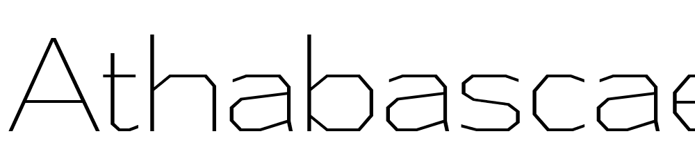 AthabascaEl-Regular font family download free