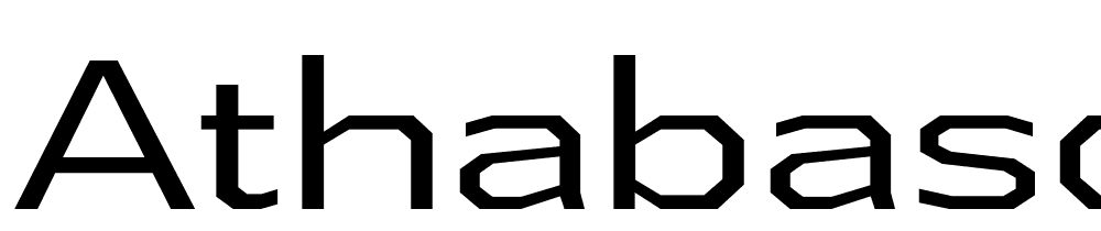 AthabascaExBk-Regular font family download free