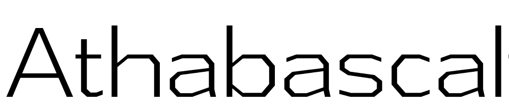 AthabascaLt-Regular font family download free