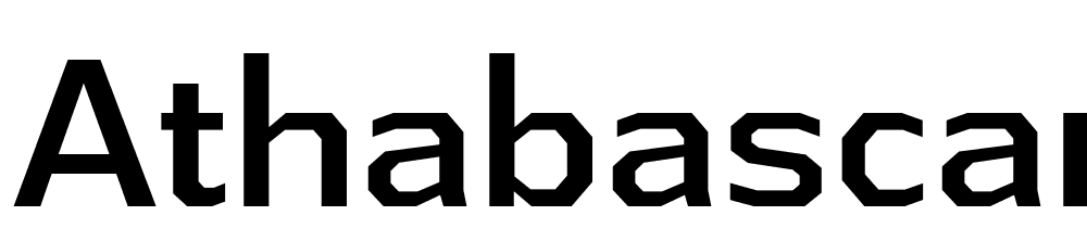 AthabascaRg-Regular font family download free