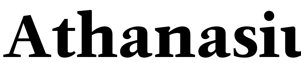 Athanasius Pro font family download free