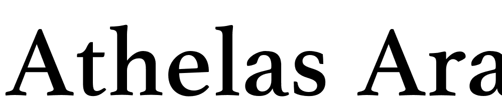 Athelas-Arabic-Regular font family download free