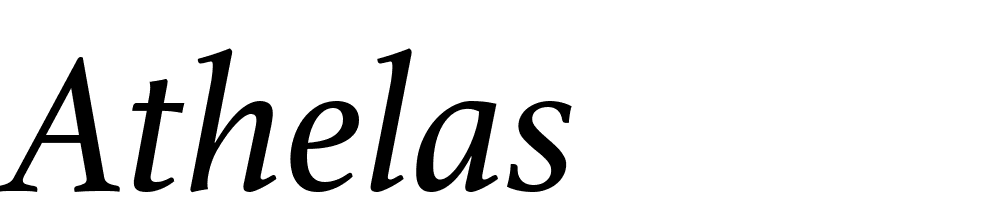 Athelas font family download free