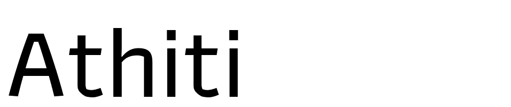 athiti font family download free