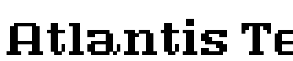 Atlantis-Text-Bold font family download free