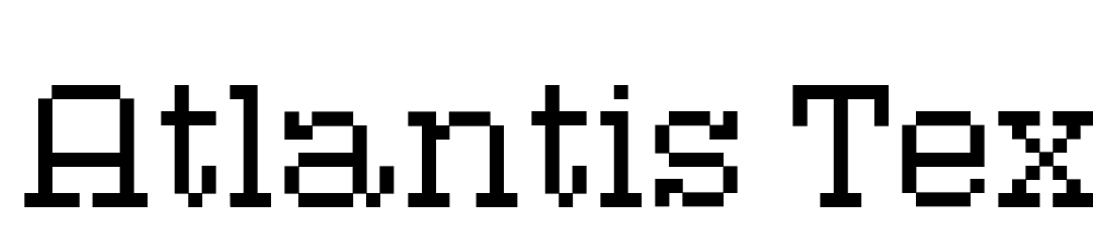 Atlantis-Text-Regular font family download free