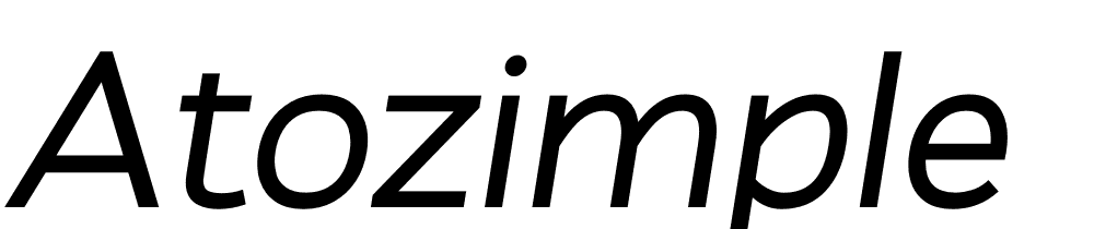 atozimple font family download free