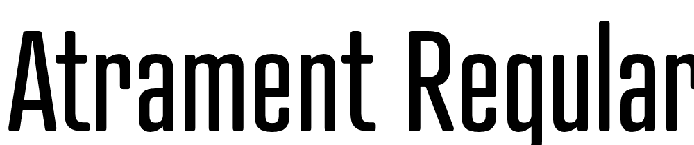 Atrament-Regular font family download free