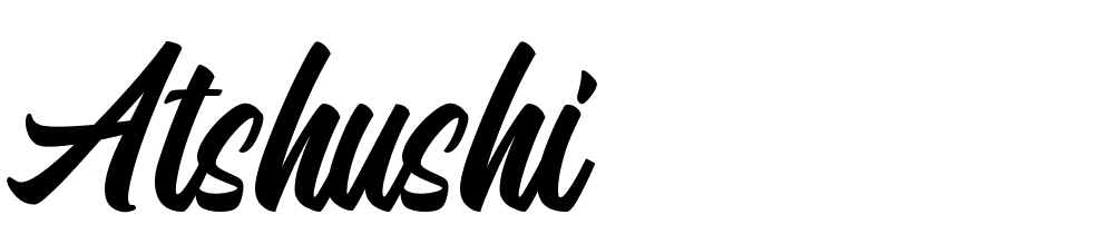 Atshushi font family download free