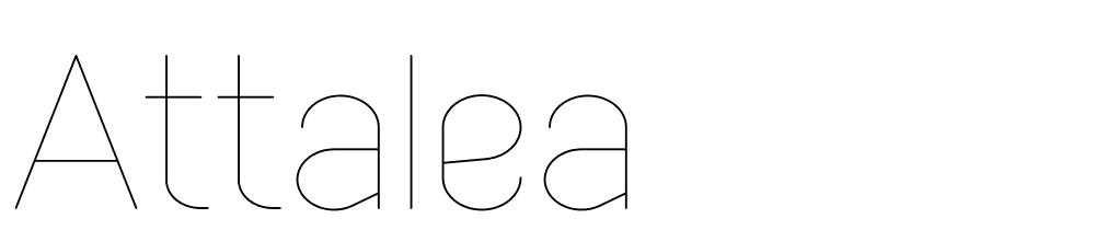 Attalea font family download free