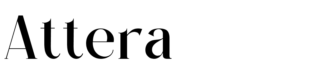 Attera font family download free