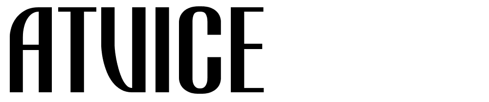 atvice font family download free