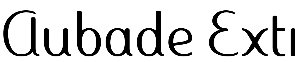 Aubade-ExtraExpanded font family download free