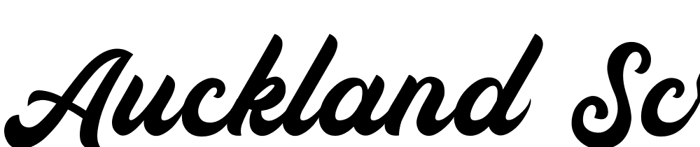 Auckland Script Free font family download free