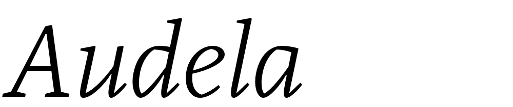 Audela font family download free