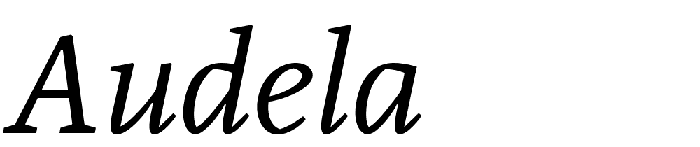 Audela font family download free