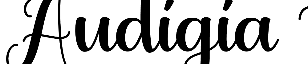 Audigia-Script font family download free