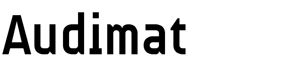 AUdimat font family download free
