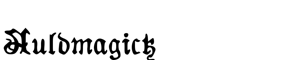 auldmagick font family download free