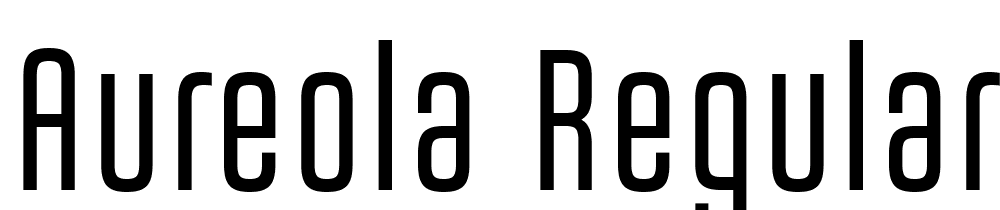 Aureola-Regular font family download free