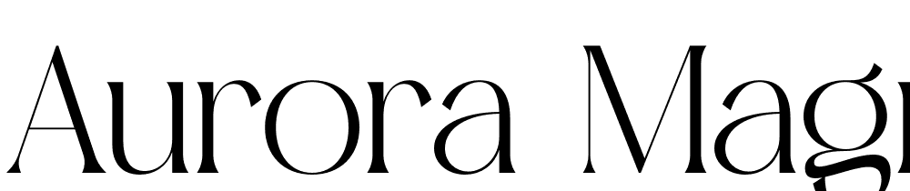 aurora-magnollia-serif font family download free