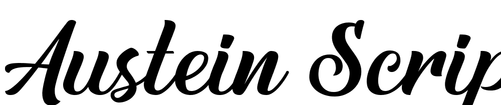 Austein-Script font family download free