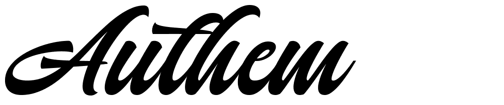 Authem font family download free