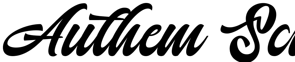 Authem-Script font family download free