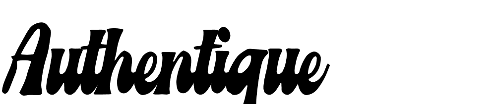 Authentique font family download free