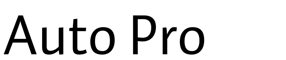 Auto-Pro font family download free