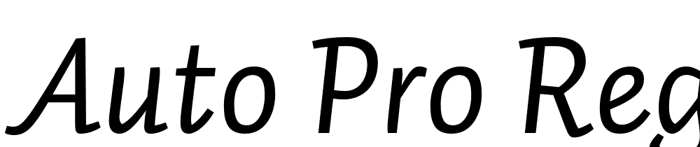 Auto-Pro-Regular-Italic-2 font family download free