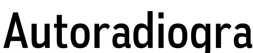 AutoradiographicRg-Regular font family download free