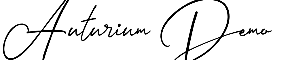 Auturium DEMO font family download free