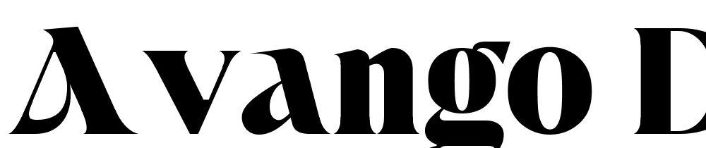 Avango Display Serif font family download free