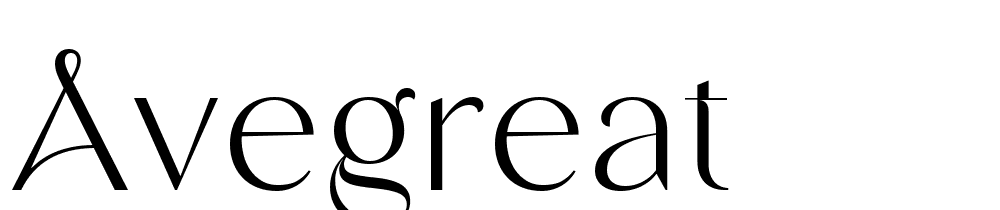 avegreat font family download free