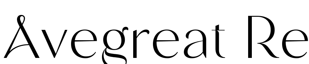 Avegreat-Regular font family download free